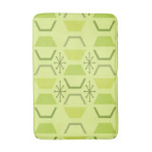 Tapis De Bain Hexagones modernes du milieu du siècle Chartreuse (Devant (Vertical))