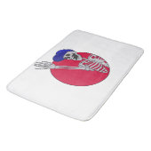 Tapis De Bain Hey Amis Cool et drôle Squelette (Angle)
