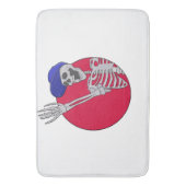 Tapis De Bain Hey Amis Cool et drôle Squelette (devant Vertical)