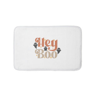 Tapis De Bain Hey Boo Boho Halloween Hey Boo Ghost