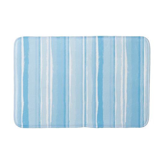 Tapis De Bain Hibiscus d'aquarelle Bande hawaïenne (Devant)