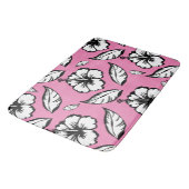 Tapis De Bain Hibiscus Floral (Angle)