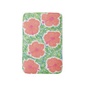 Tapis De Bain Hibiscus Pop Motif Mat (Devant (Vertical))