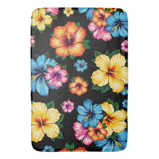 Tapis De Bain Hibiscus tropical (devant Vertical)