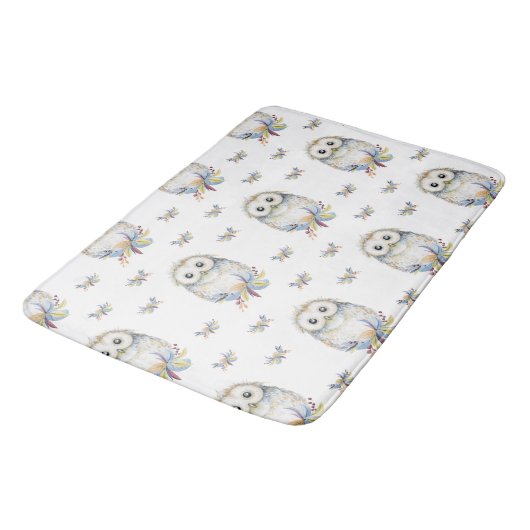 Tapis De Bain Hibou (Angle)