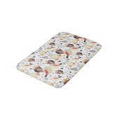 Tapis De Bain Hibou drôle de texture (Angle)