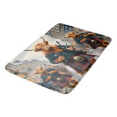 Tapis De Bain Highland Harmony : Bagpipe Highland Cow Band (Angle)