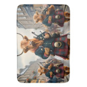 Tapis De Bain Highland Harmony : Bagpipe Highland Cow Band (devant Vertical)