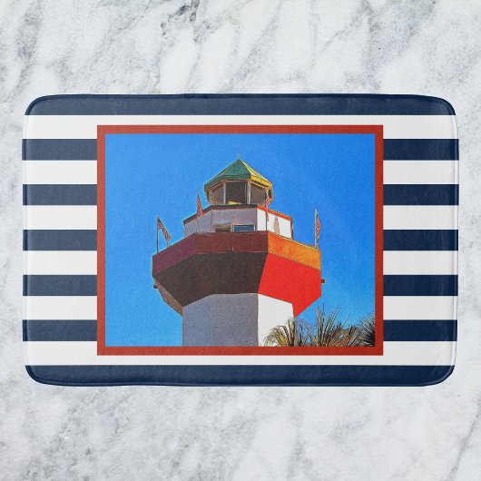 Tapis De Bain Hilton Head Island Harbour Town Lighthouse