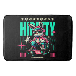 Tapis De Bain Hip-Hop Hoppity - Lapin de Pâques Skateur