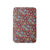 Tapis De Bain hippie fleurs super rouge (Devant (Vertical))