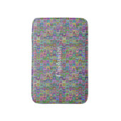 Tapis De Bain Hippie Super de style psychédélique Thunder_Cove (Devant (Vertical))