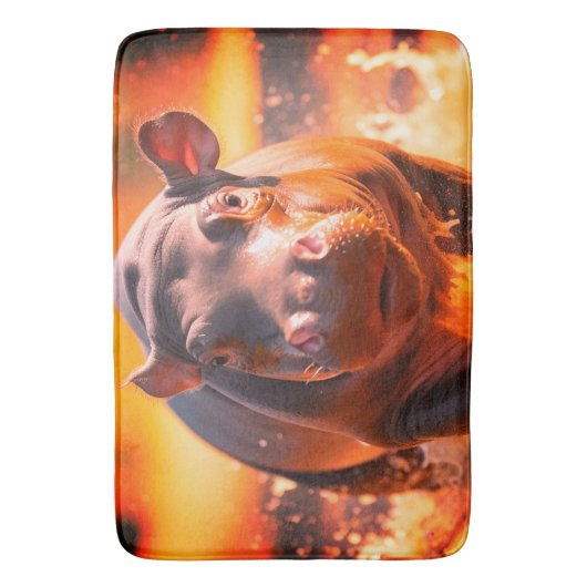 Tapis De Bain Hippo (devant Vertical)