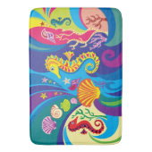 Tapis De Bain Hippocampe nautique (devant Vertical)