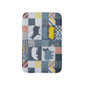 Tapis De Bain Hippopotame à feuilles (Devant (Vertical))