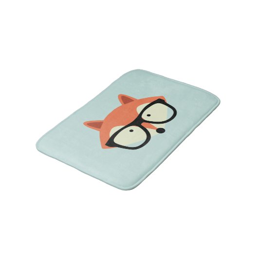 Tapis De Bain Hipster Red Fox (Angle)