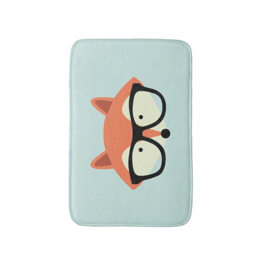 Tapis De Bain Hipster Red Fox (Devant (Vertical))