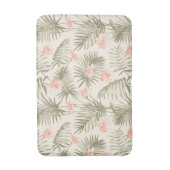 Tapis De Bain Hisbiscus Tropical Palm Tree Motif (Devant (Vertical))