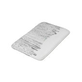 Tapis De Bain Histoire de Noël blanche (Angle)