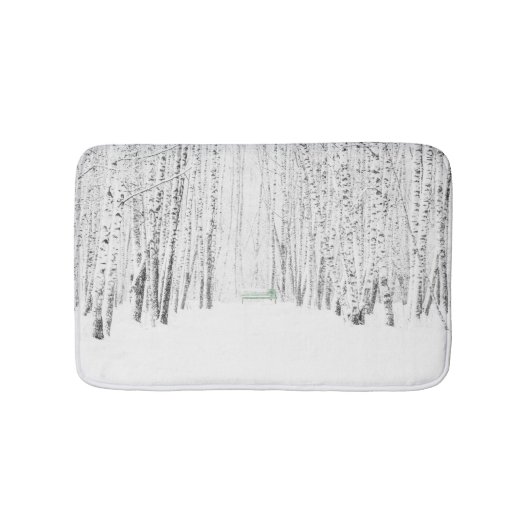 Tapis De Bain Histoire de Noël blanche (Devant)