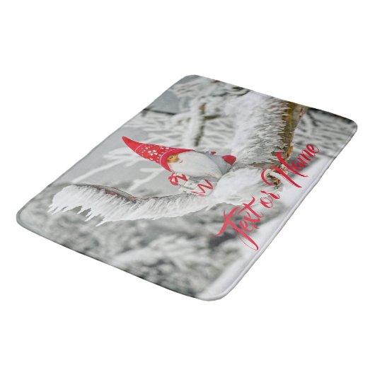 Tapis De Bain Hiver Gnome Noël Cuisine Bain Tapis Mat Maison (Angle)