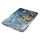 Tapis De Bain Hiver/Père Noël/Noël/Neige (Angle)