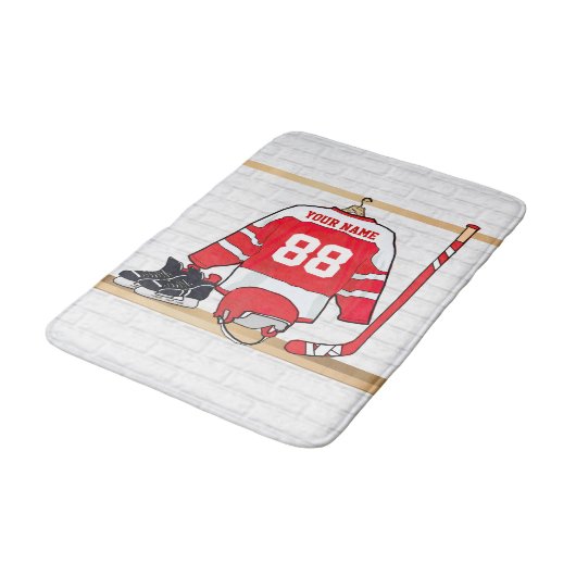 Tapis De Bain Hockey sur glace du Jersey (Angle)