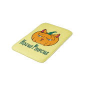 Tapis De Bain Hocus pawcus Halloween citrouille ginger cat magie (Angle)