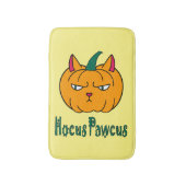 Tapis De Bain Hocus pawcus Halloween citrouille ginger cat magie (Devant (Vertical))