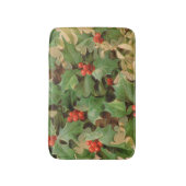 Tapis De Bain Holly Tree Noël Vintage (Devant (Vertical))