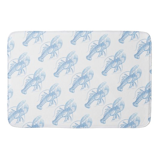 Tapis De Bain Homard bleu (Devant)