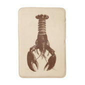 Tapis De Bain Homard Brown foncé sur beige clair (Devant (Vertical))