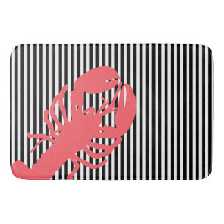 Tapis De Bain Homard de corail et graisse de chaume