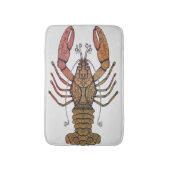 Tapis De Bain Homard de style (Devant (Vertical))