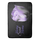 Tapis De Bain Home Sweet Home Purple Tulip (devant Vertical)