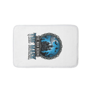 Tapis De Bain Homme derrière le masque Halloween maison hantée s