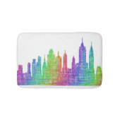 Tapis De Bain Horizon de New York (Devant)