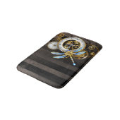 Tapis De Bain Horloge à vapeur avec libellule mécanique (Angle)