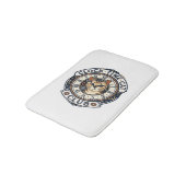 Tapis De Bain Horloge Temps Chat Chat Graphique Tee Art - Horlog (Angle)