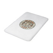 Tapis De Bain Horloges Temps Cécité Chat Horloges Temps Cécité C (Angle)
