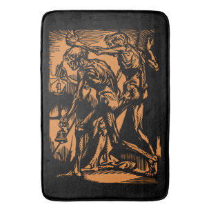 Tapis De Bain Horreurs sans fin des mineurs morts pour Halloween