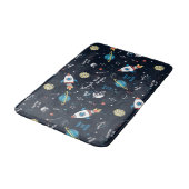 Tapis De Bain Hors de ce Motif spatial mondial (Angle)