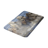 Tapis De Bain Horses galloping in the water (Angle)