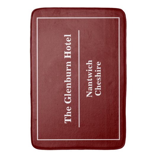 Tapis De Bain Hôtel (devant Vertical)