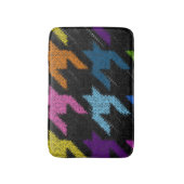 Tapis De Bain Houndstooth : imitation de toile brute. (Devant (Vertical))