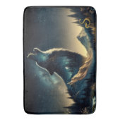 Tapis De Bain Howling Wolf (devant Vertical)