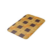 Tapis De Bain HUFFLEPUFF™ Check Plaid Motif (Angle)
