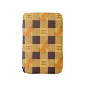 Tapis De Bain HUFFLEPUFF™ Check Plaid Motif (Devant (Vertical))