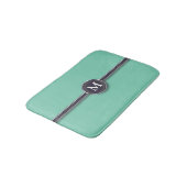 Tapis De Bain Huile d'argent monogramme (Angle)