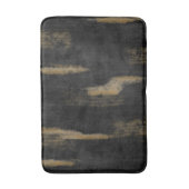 Tapis De Bain Huiles douces Abstraites Charbon et or (Devant (Vertical))